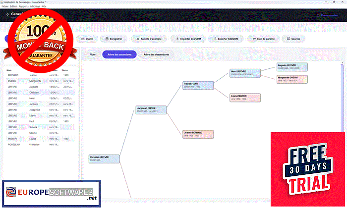 Illustration du logiciel