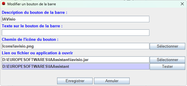 Configuration IAVisio