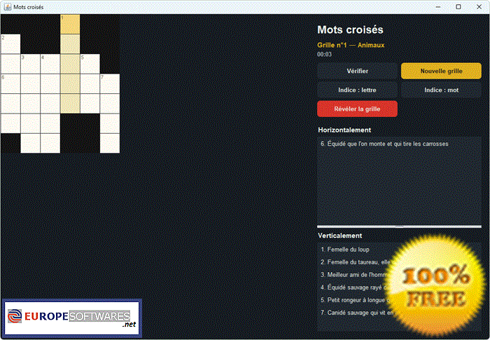 Illustration du logiciel