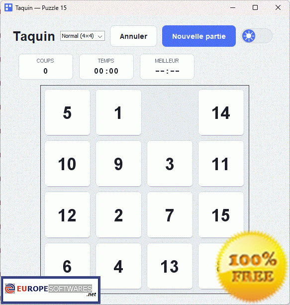 Illustration du logiciel