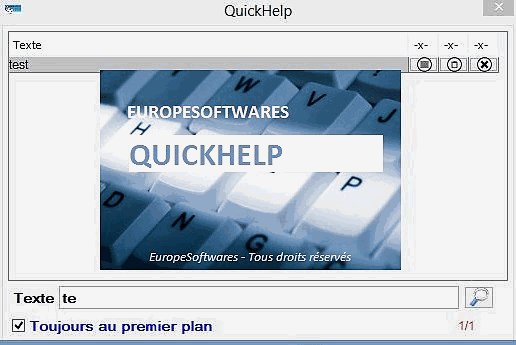 QuickHelp software