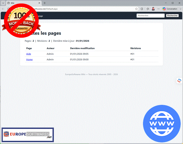 Illustration du logiciel